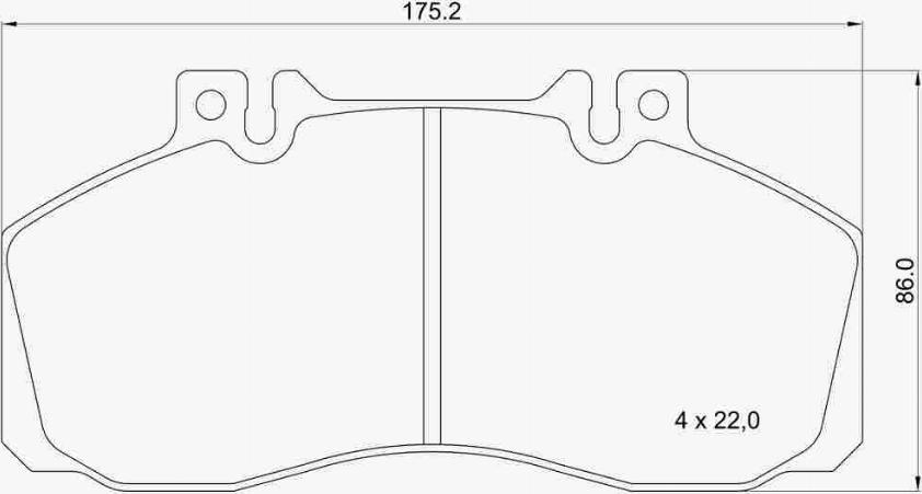 Brembo P B4 007 - Kit pastiglie freno, Freno a disco autozon.pro