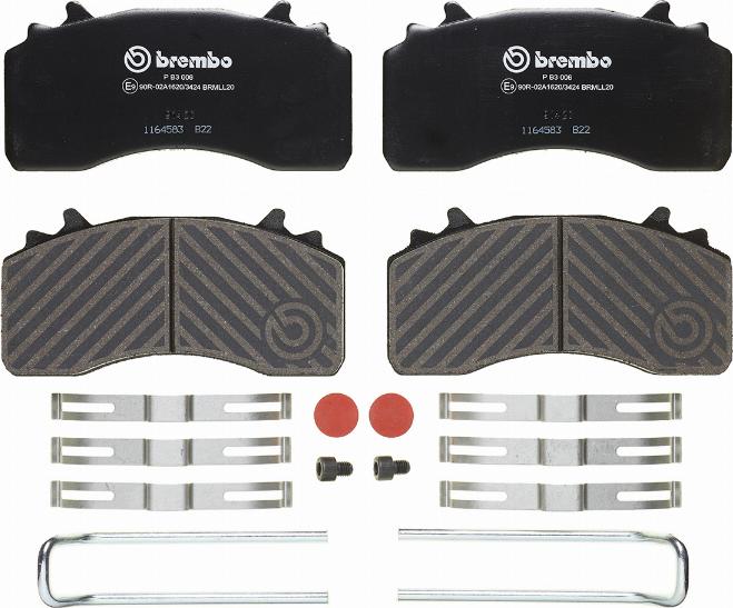 Brembo P B3 006 - Kit pastiglie freno, Freno a disco autozon.pro