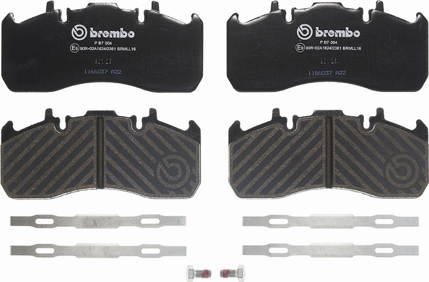 Brembo P B7 004 - Kit pastiglie freno, Freno a disco autozon.pro