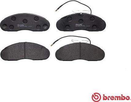 Brembo P B7 002 - Kit pastiglie freno, Freno a disco autozon.pro