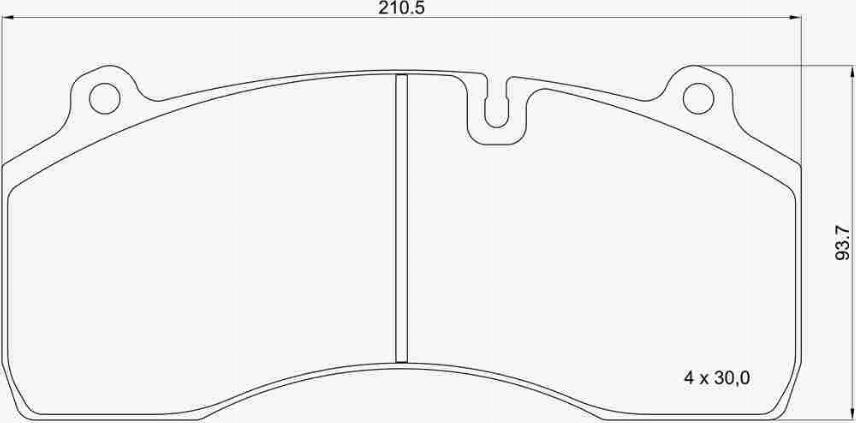 Brembo P C7 004 - Kit pastiglie freno, Freno a disco autozon.pro