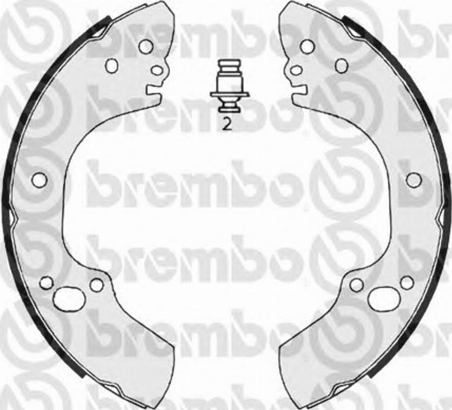 Brembo S 59 526 - Kit ganasce freno autozon.pro