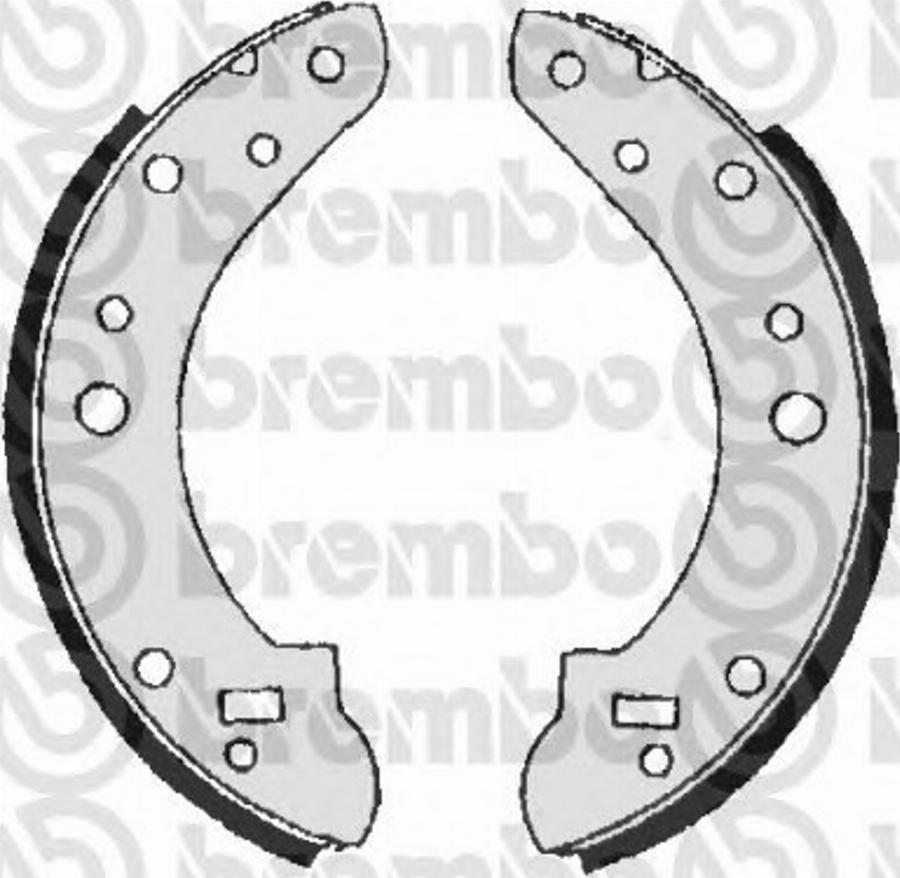 Brembo S 52 508 - Kit ganasce freno autozon.pro