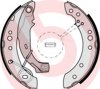 Brembo S 61 526 - Kit ganasce freno autozon.pro