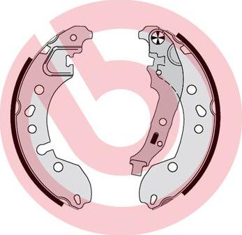 Brembo S 68 548 - Kit ganasce freno autozon.pro