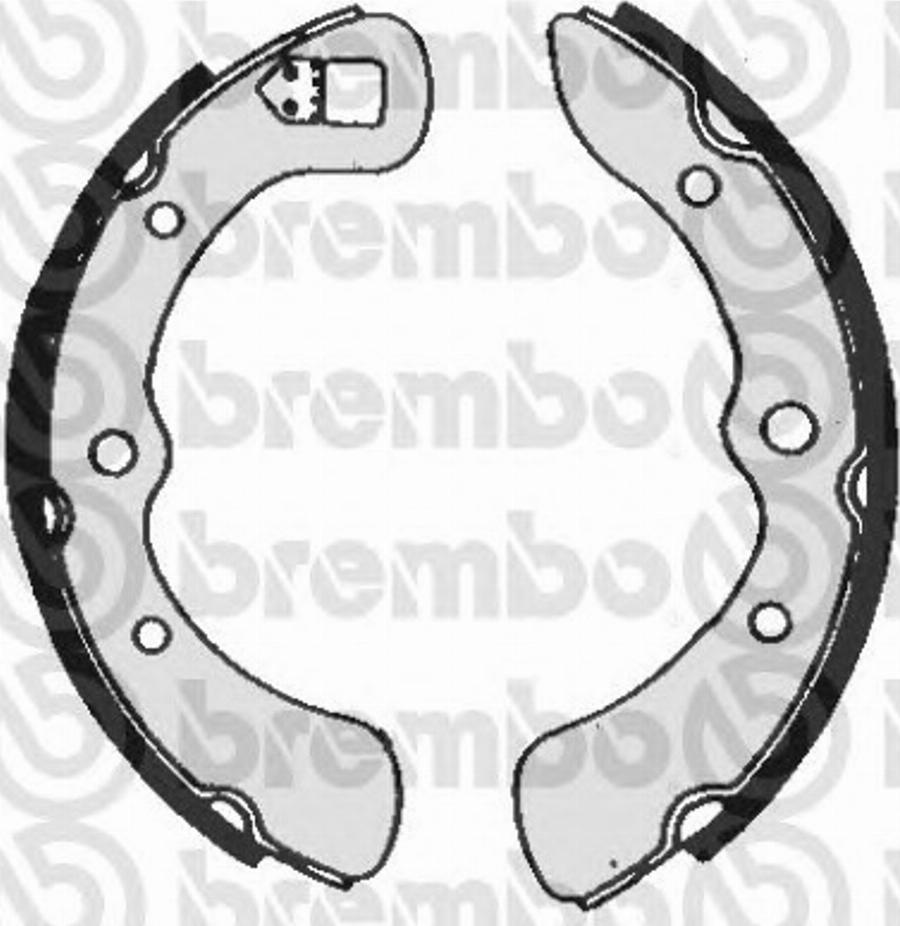 Brembo S 16 510 - Kit ganasce freno autozon.pro