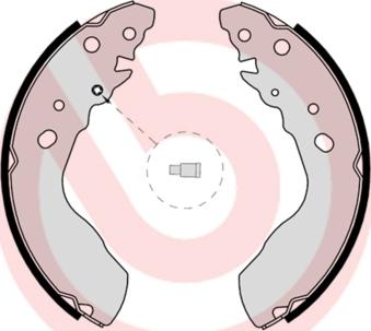 Brembo S 79 522 - Kit ganasce freno autozon.pro