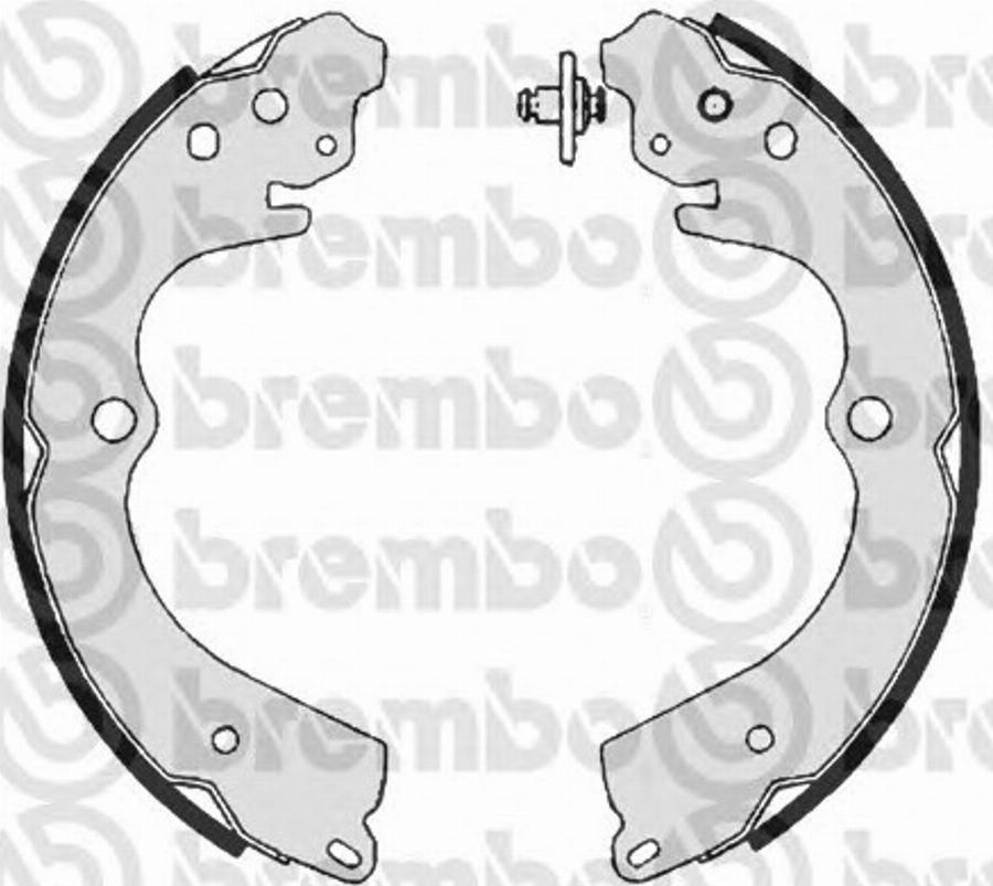 Brembo S 78 509 - Kit ganasce freno autozon.pro