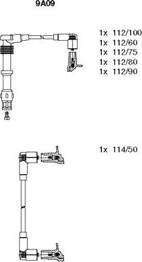 Bremi 9A09 - Kit cavi accensione autozon.pro