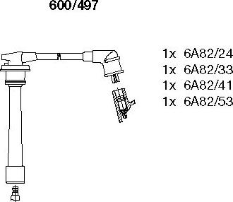 Bremi 600/497 - Kit cavi accensione autozon.pro