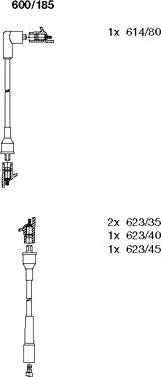 Bremi 600/185 - Kit cavi accensione autozon.pro