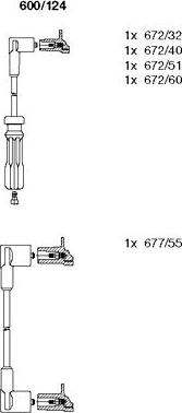 Bremi 600/124 - Kit cavi accensione autozon.pro