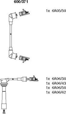 Bremi 600/371 - Kit cavi accensione autozon.pro