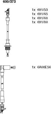 Bremi 600/373 - Kit cavi accensione autozon.pro