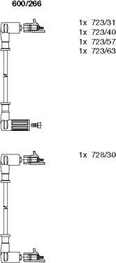 Bremi 600/266 - Kit cavi accensione autozon.pro