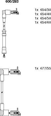 Bremi 600/283 - Kit cavi accensione autozon.pro