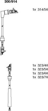 Bremi 300/914 - Kit cavi accensione autozon.pro