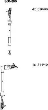 Bremi 300/800 - Kit cavi accensione autozon.pro