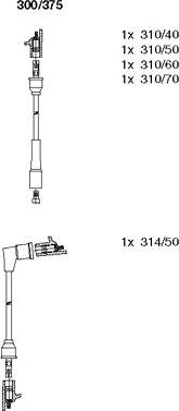 Bremi 300/375 - Kit cavi accensione autozon.pro