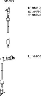 Bremi 300/377 - Kit cavi accensione autozon.pro