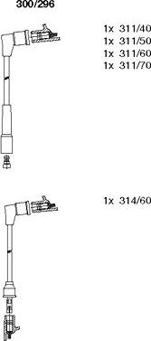 Bremi 300/296 - Kit cavi accensione autozon.pro