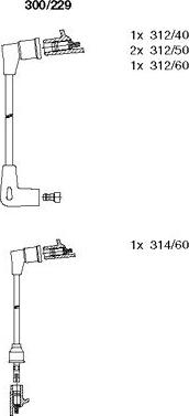 Bremi 300/229 - Kit cavi accensione autozon.pro