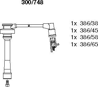 Bremi 300/748 - Kit cavi accensione autozon.pro