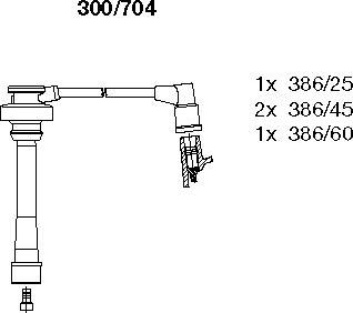 Bremi 300/704 - Kit cavi accensione autozon.pro