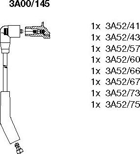 Bremi 3A00/145 - Kit cavi accensione autozon.pro