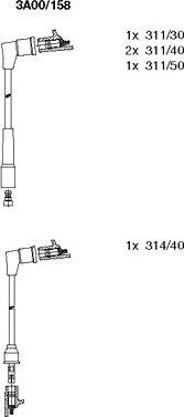 Bremi 3A00/158 - Kit cavi accensione autozon.pro