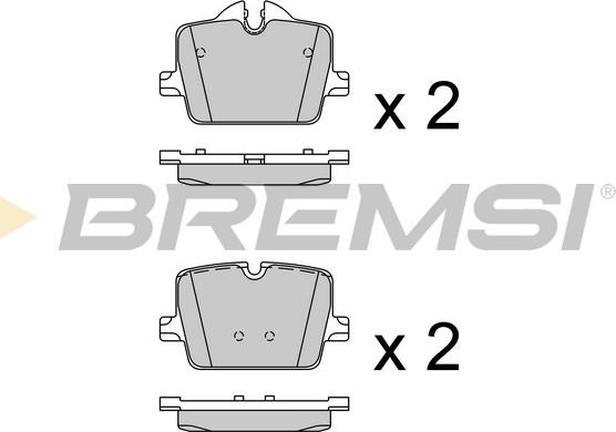 Bremsi BP3914 - Kit pastiglie freno, Freno a disco autozon.pro