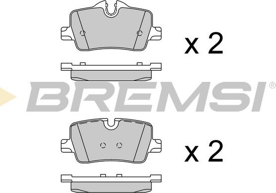 Bremsi BP3915 - Kit pastiglie freno, Freno a disco autozon.pro