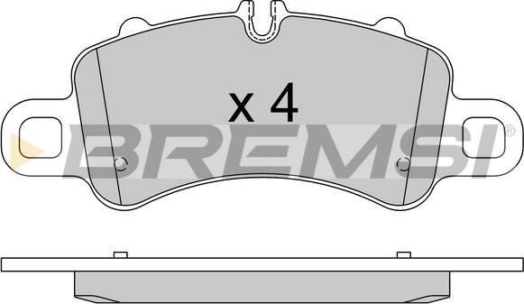 Bremsi BP3980 - Kit pastiglie freno, Freno a disco autozon.pro