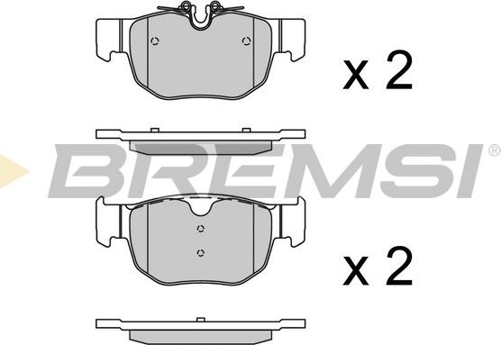 Bremsi BP3936 - Kit pastiglie freno, Freno a disco autozon.pro