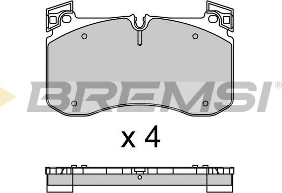 Bremsi BP3932 - Kit pastiglie freno, Freno a disco autozon.pro