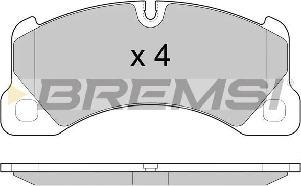 Bremsi BP3457 - Kit pastiglie freno, Freno a disco autozon.pro