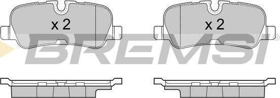 Bremsi BP3417 - Kit pastiglie freno, Freno a disco autozon.pro