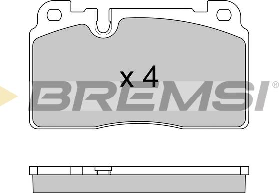 Bremsi BP3592 - Kit pastiglie freno, Freno a disco autozon.pro