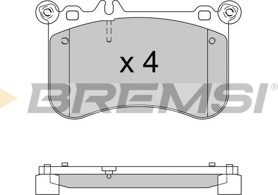 Bremsi BP3563 - Kit pastiglie freno, Freno a disco autozon.pro