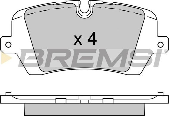 Bremsi BP3533 - Kit pastiglie freno, Freno a disco autozon.pro