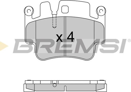 Bremsi BP3573 - Kit pastiglie freno, Freno a disco autozon.pro