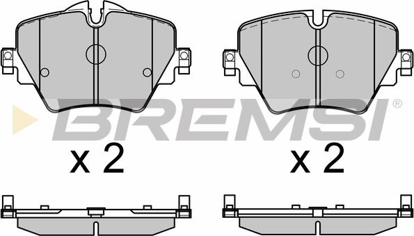 Bremsi BP3643 - Kit pastiglie freno, Freno a disco autozon.pro