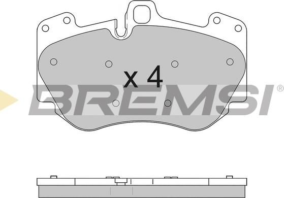 Bremsi BP3611 - Kit pastiglie freno, Freno a disco autozon.pro