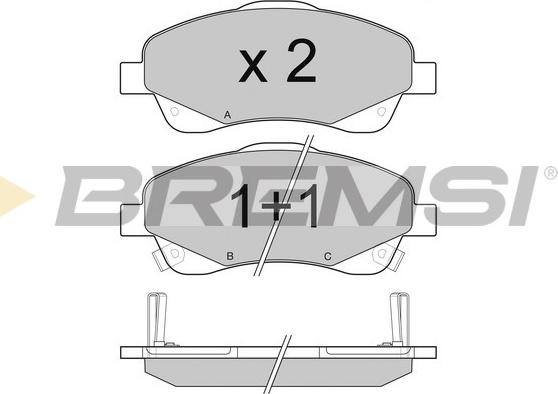 ACKOJAP A70-0030 - Kit pastiglie freno, Freno a disco autozon.pro