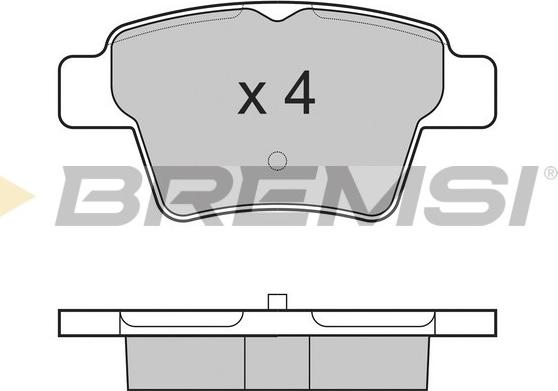 Bremsi BP3198 - Kit pastiglie freno, Freno a disco autozon.pro