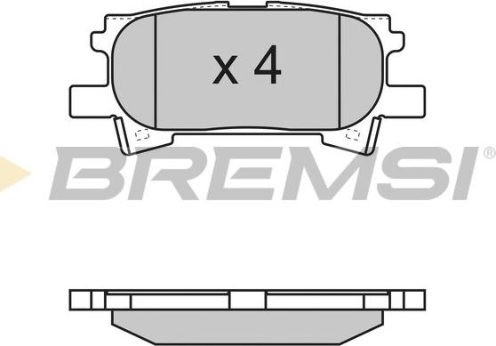 Bremsi BP3169 - Kit pastiglie freno, Freno a disco autozon.pro