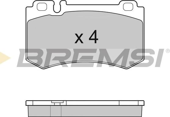 Bremsi BP3164 - Kit pastiglie freno, Freno a disco autozon.pro