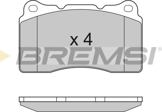 Bremsi BP3167 - Kit pastiglie freno, Freno a disco autozon.pro