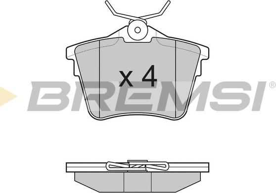 Bremsi BP3183 - Kit pastiglie freno, Freno a disco autozon.pro