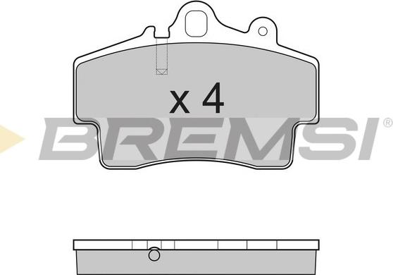 Bremsi BP3179 - Kit pastiglie freno, Freno a disco autozon.pro